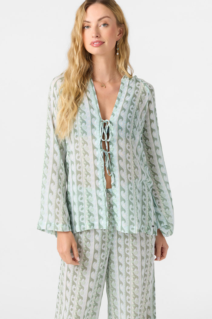 Regina Hoodie Printed Top - Starlight Blue | O'Neill