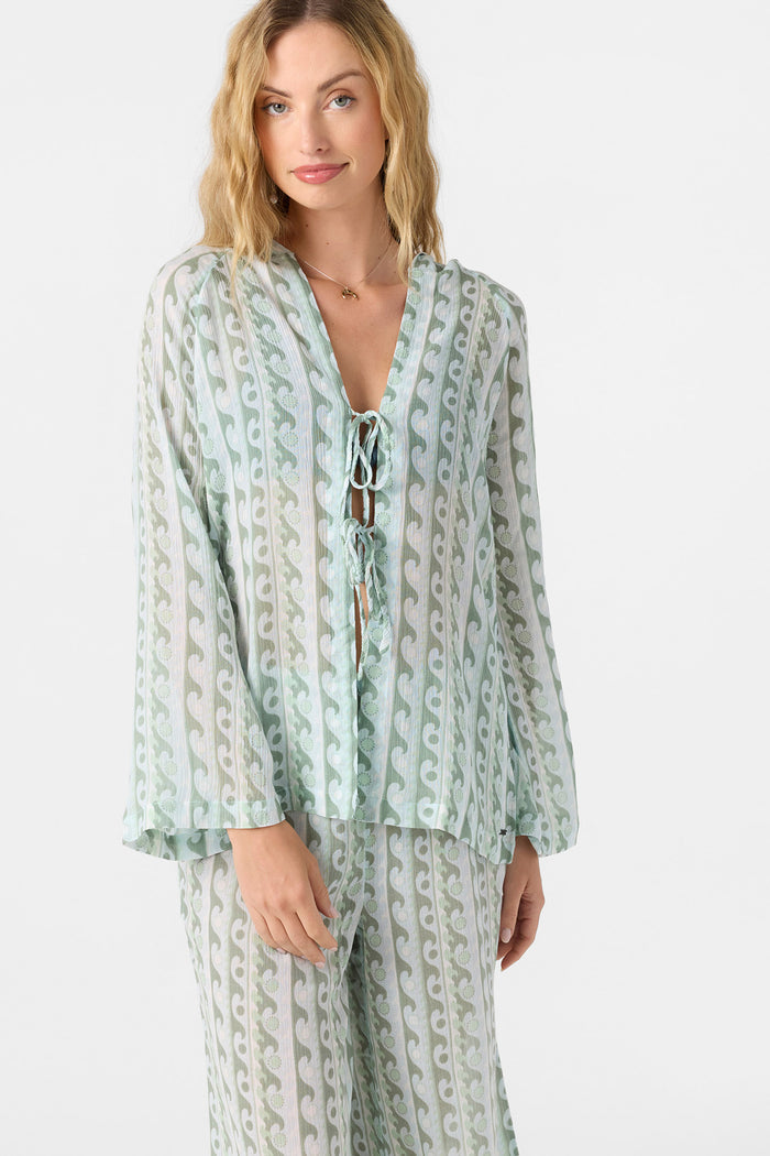 Regina Hoodie Printed Top - Starlight Blue | O'Neill