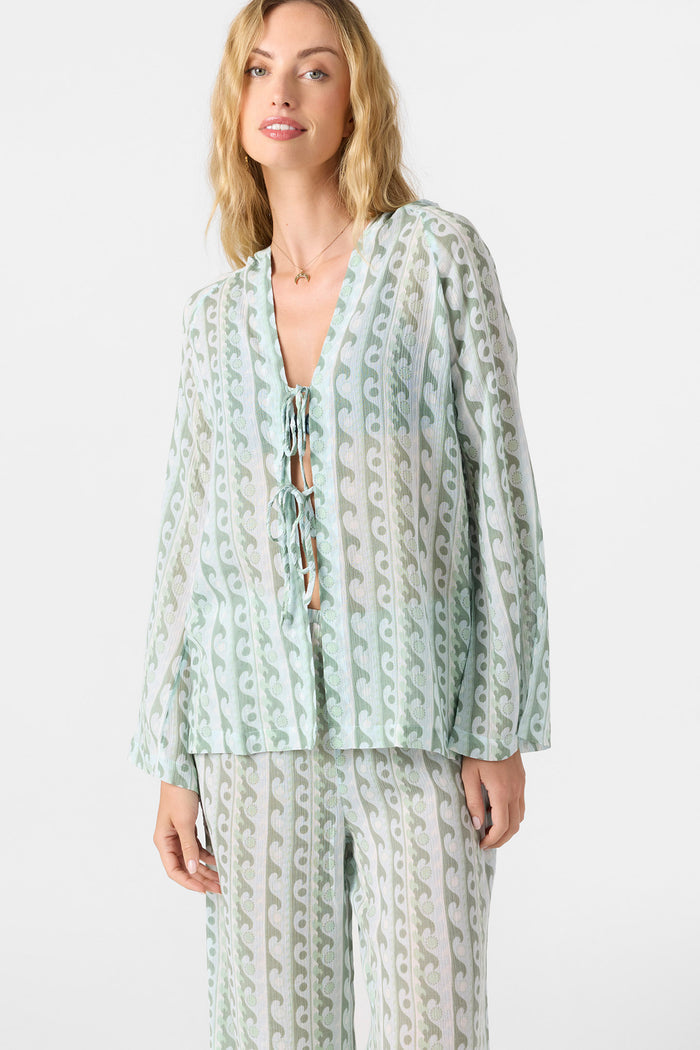 Regina Hoodie Printed Top - Starlight Blue | O'Neill