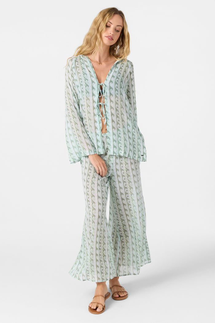 Regina Printed Cover-Up Pants - Starlight Blue | O'Neill