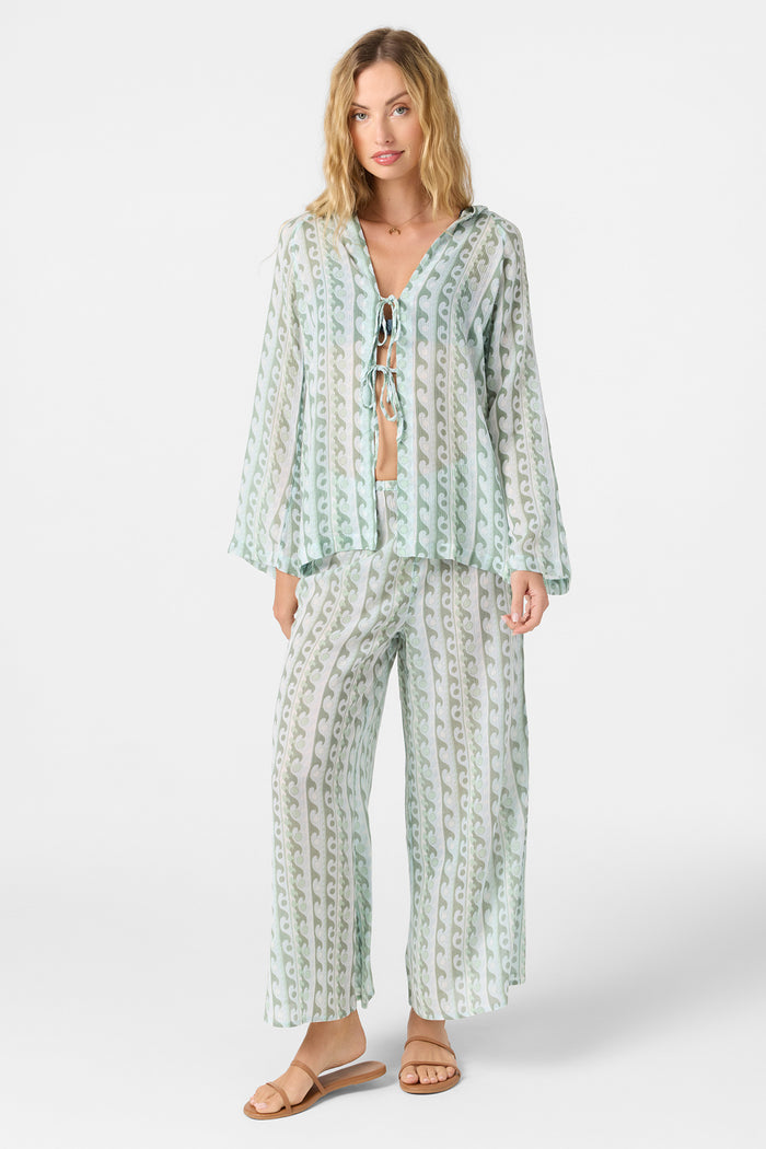 Regina Printed Cover-Up Pants - Starlight Blue | O'Neill