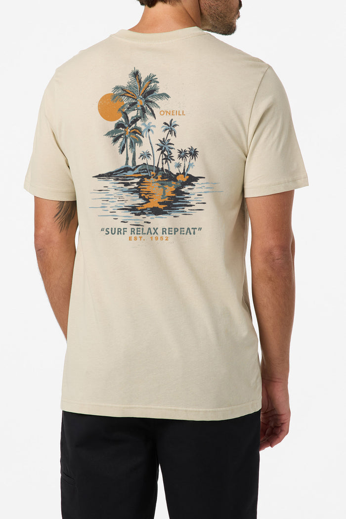 Relax Classic Tee - Lt Khaki | O'Neill