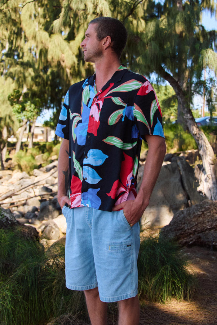 Relaxed Woven Camp Shirt - Blue | O'Neill