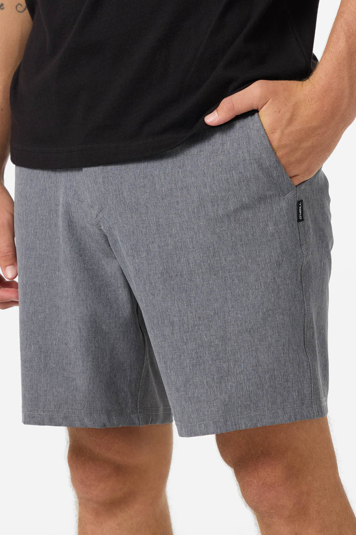 Reserve Heather 19" Hybrid Shorts - Heather Grey | O'Neill