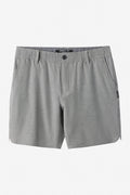 Reserve Light Check 18" Scallop Hybrid Shorts - Graphite | O'Neill