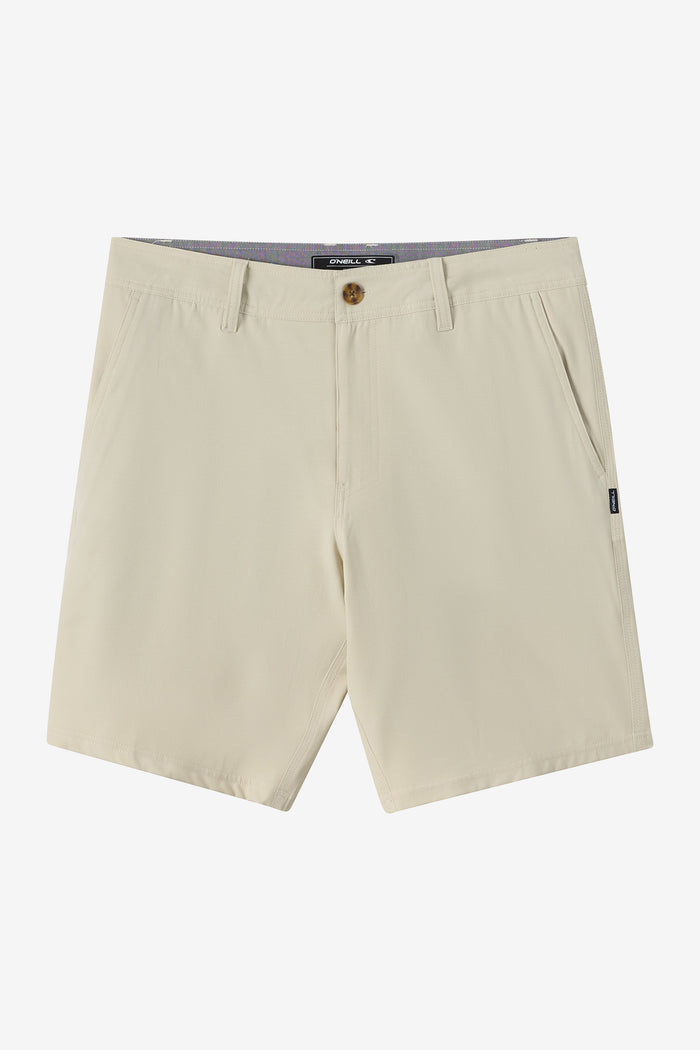 Reserve Light Check 19" Hybrid Shorts - Check w/ Morgan - Lt Khaki | O'Neill