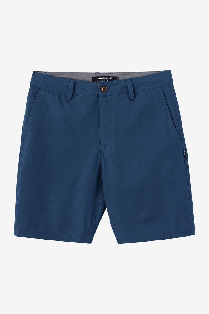 Reserve Light Check 19" Hybrid Shorts - Navy | O'Neill