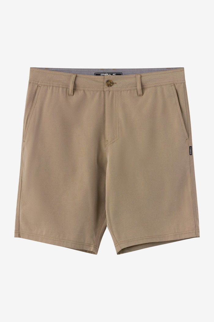Reserve Light Check 19" Hybrid Shorts - Dark Khaki 2 | O'Neill
