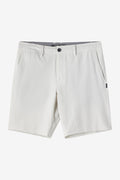 Reserve Light Check 19" Hybrid Shorts - Fog | O'Neill