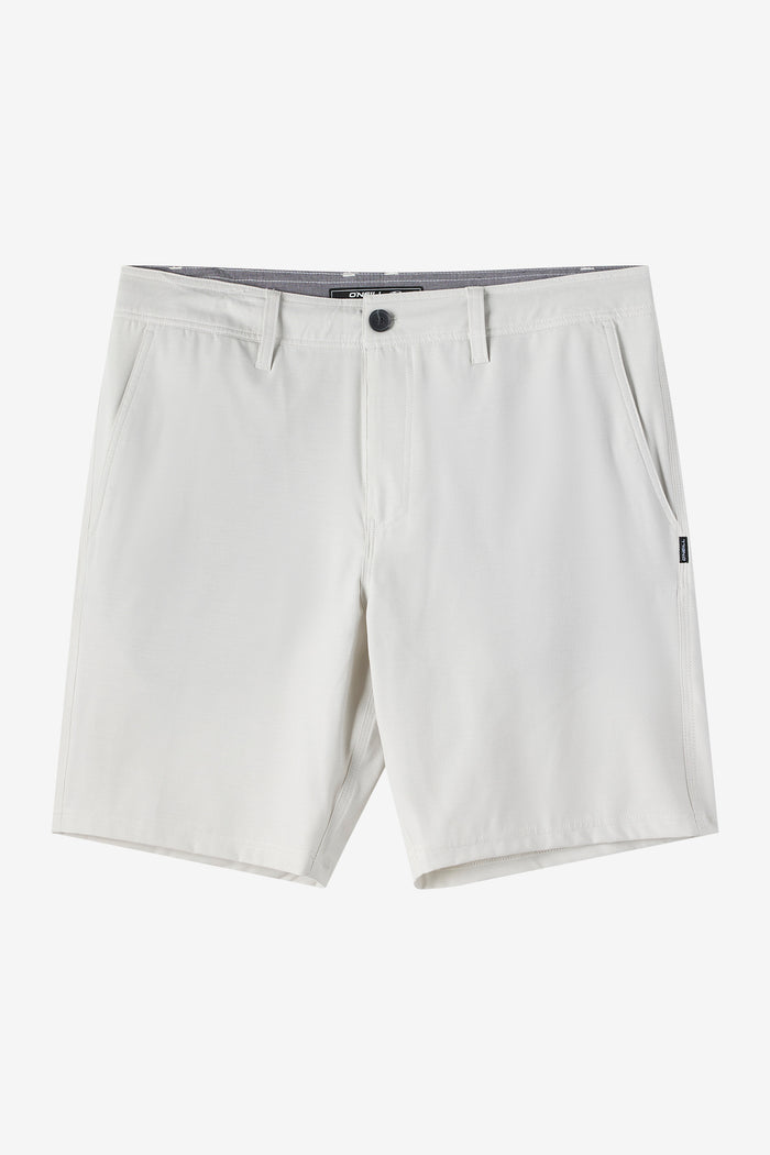 Reserve Light Check 19" Hybrid Shorts - Fog | O'Neill