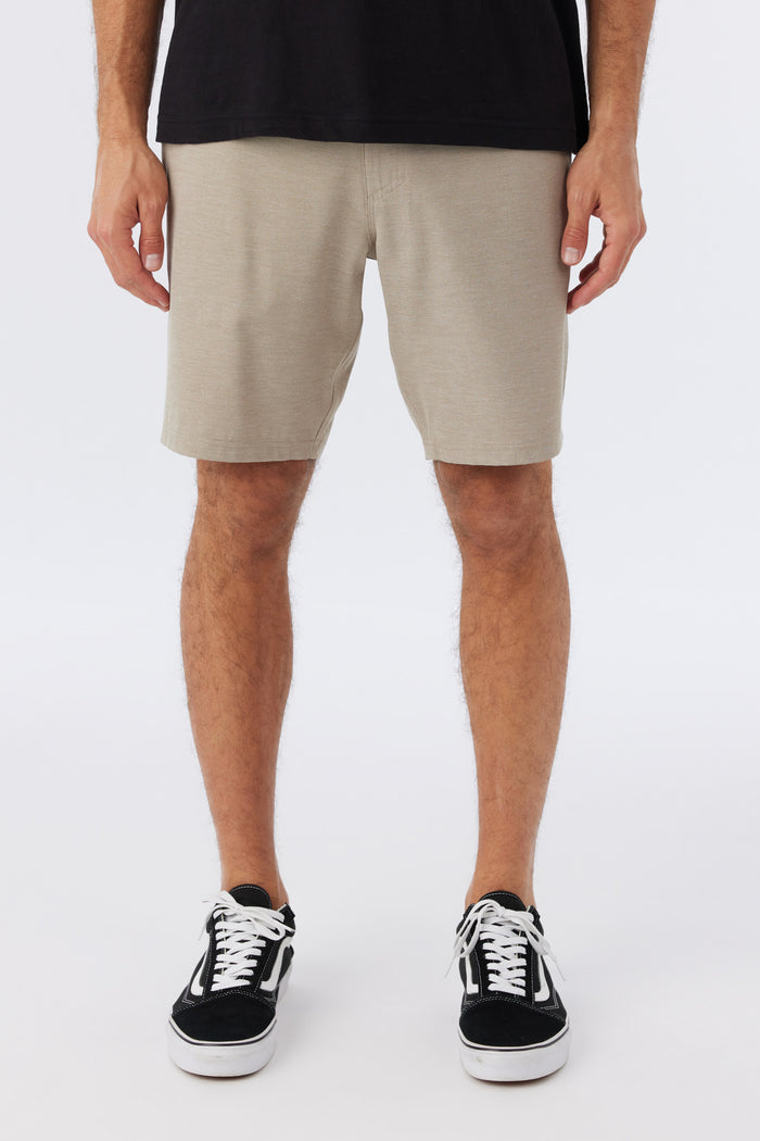 Reserve Light Check 19" Hybrid Shorts - Dark Khaki | O'Neill