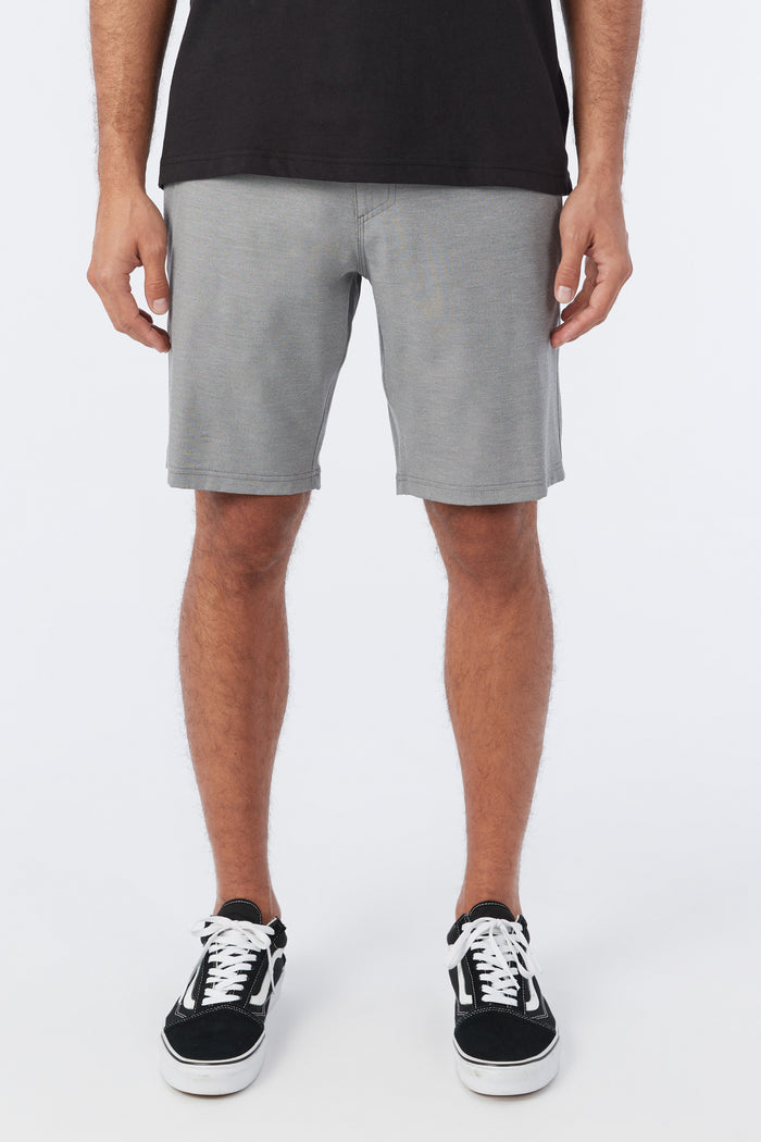 Reserve Light Check 19" Hybrid Shorts - Graphite | O'Neill