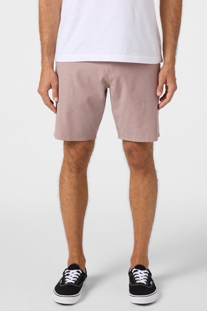 Reserve Light Check 19" Hybrid Shorts - Mahogany | O'Neill