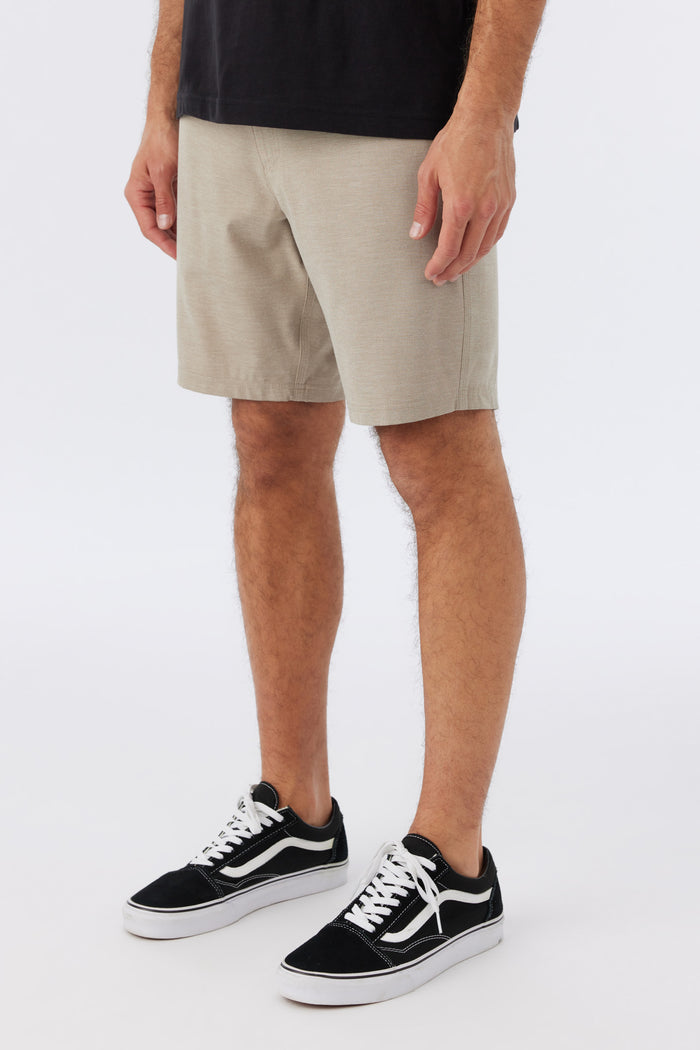 Reserve Light Check 19" Hybrid Shorts - Dark Khaki | O'Neill