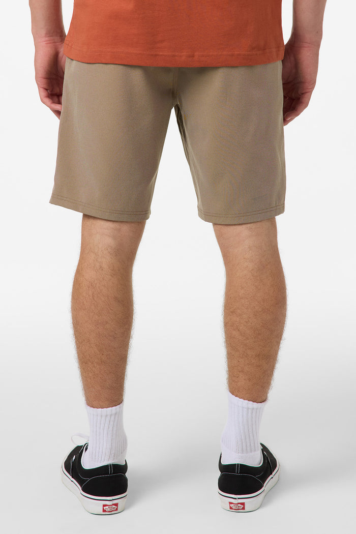 Reserve Light Check 19" Hybrid Shorts - Dark Khaki 2 | O'Neill
