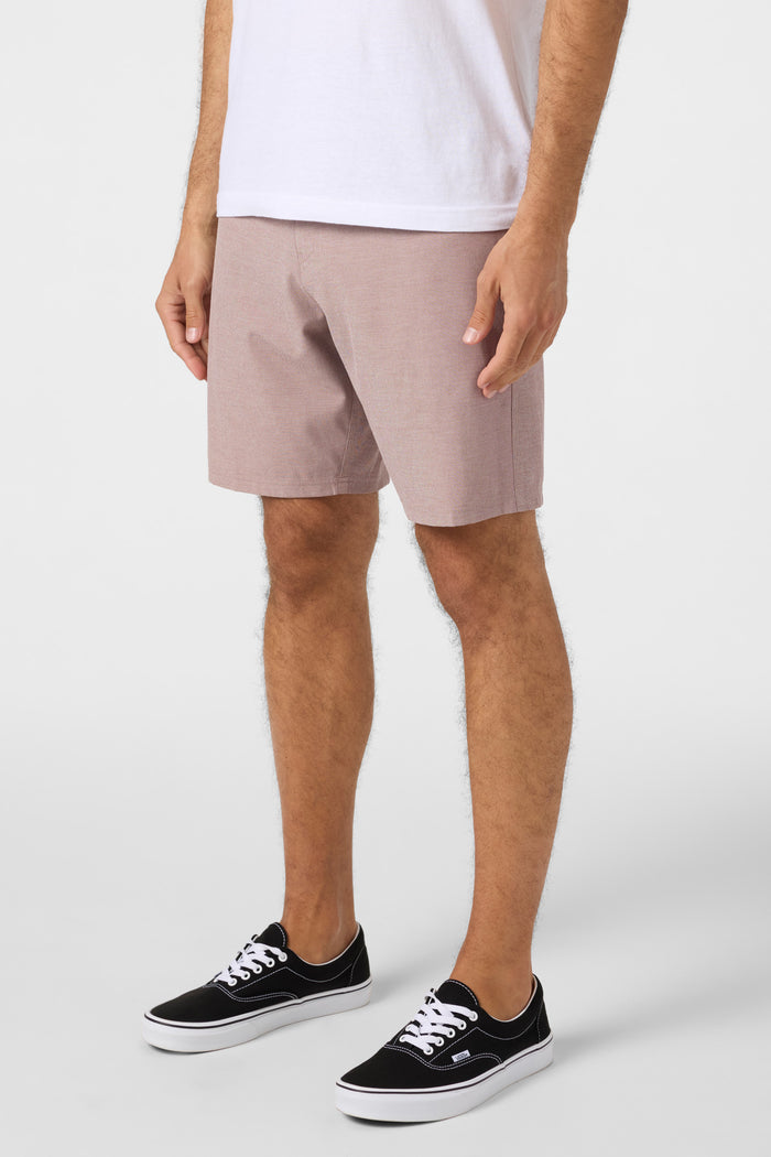 Reserve Light Check 19" Hybrid Shorts - Mahogany | O'Neill