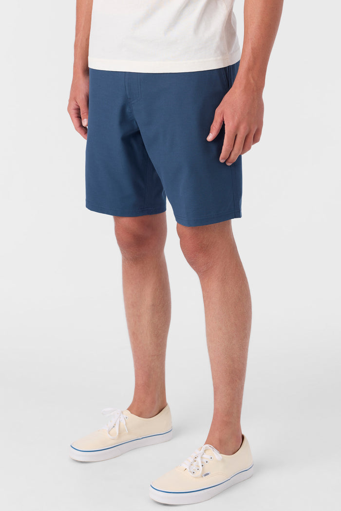Reserve Light Check 19" Hybrid Shorts - Navy | O'Neill