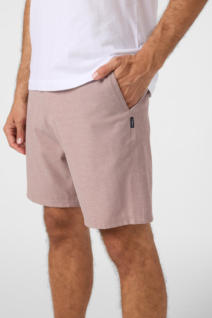 Reserve Light Check 19" Hybrid Shorts - Mahogany | O'Neill