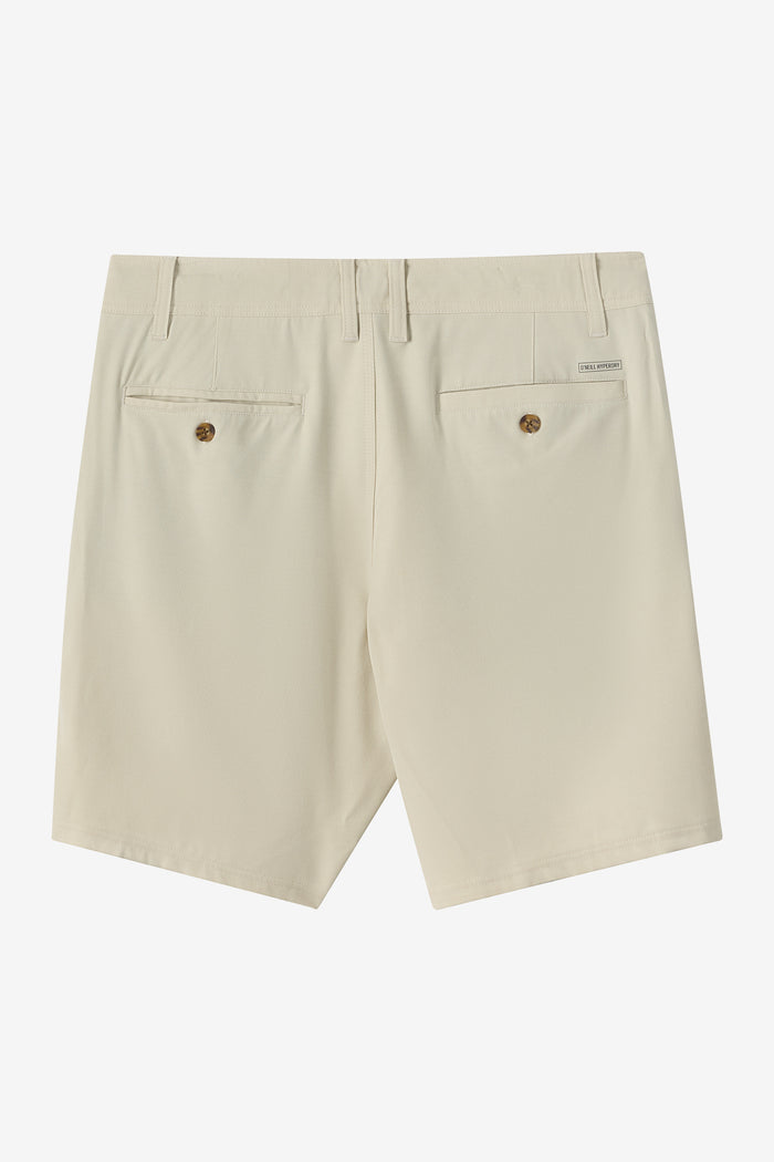 Reserve Light Check 19" Hybrid Shorts - Check w/ Morgan - Lt Khaki | O'Neill