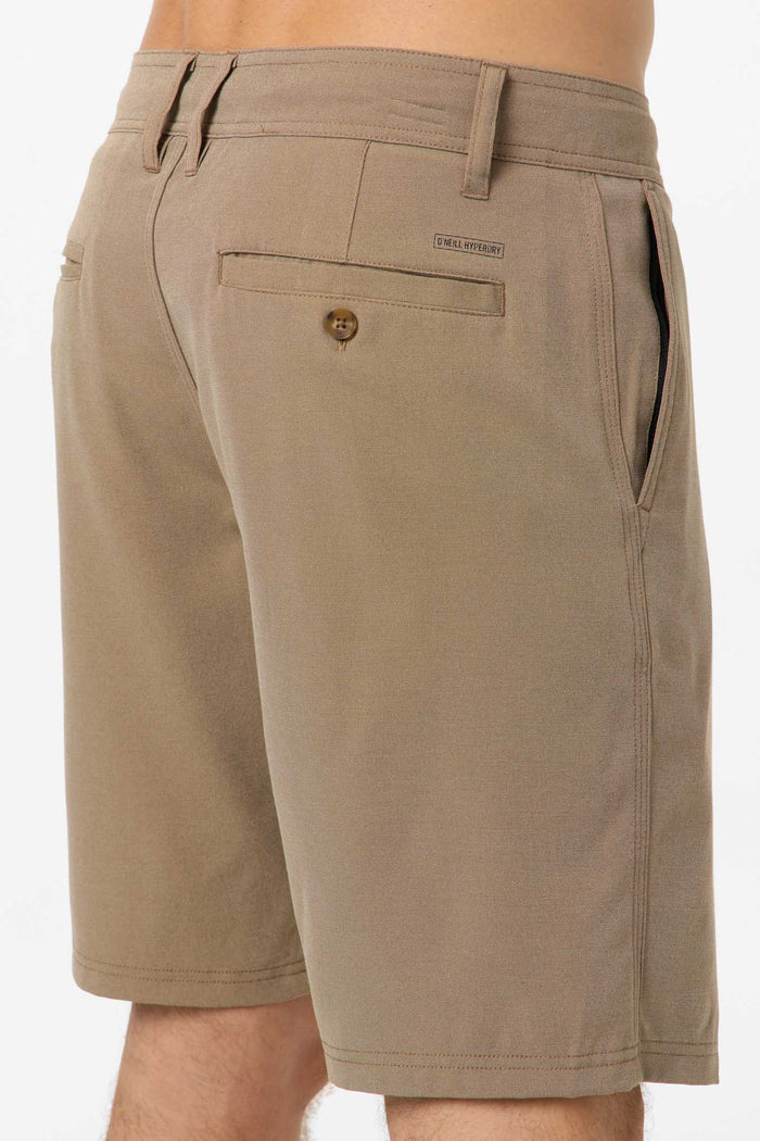 Reserve Light Check 19" Hybrid Shorts - Dark Khaki 2 | O'Neill