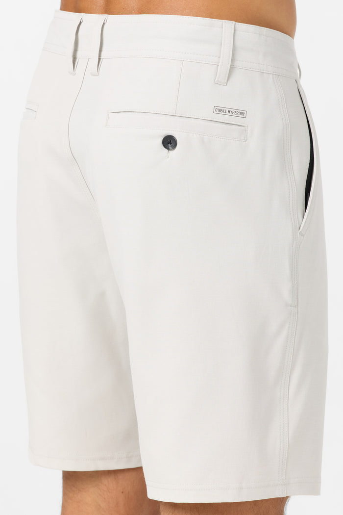 Reserve Light Check 19" Hybrid Shorts - Fog | O'Neill