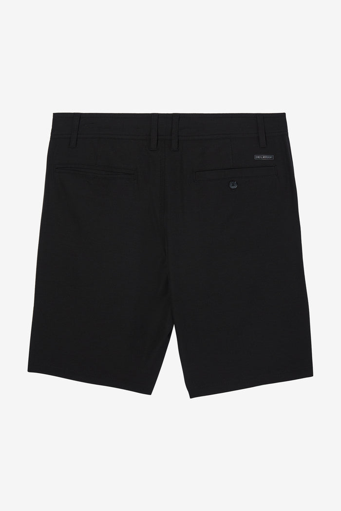 Reserve Light Check 19" Hybrid Shorts - Black | O'Neill