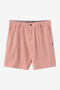 Reserve Light Check Elastic Waist 18" Hybrid Shorts - Langoustino | O'Neill
