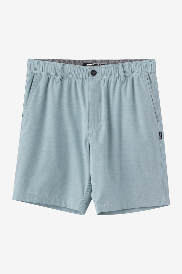 Reserve Light Check Elastic Waist 18" Hybrid Shorts - Stone Blue | O'Neill