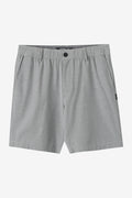 Reserve Light Check Elastic Waist 18" Hybrid Shorts - Dark Shadow | O'Neill