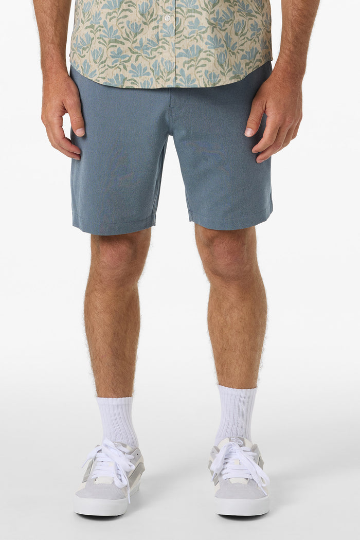 Reserve Light Check Elastic Waist 18" Hybrid Shorts - Navy | O'Neill