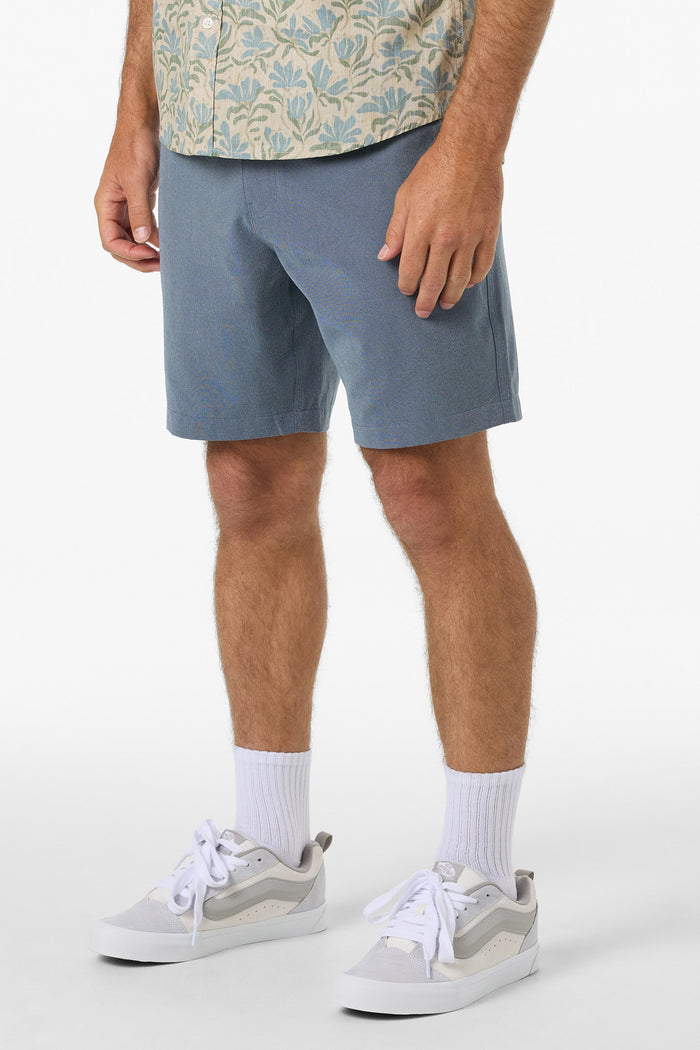 Reserve Light Check Elastic Waist 18" Hybrid Shorts - Navy | O'Neill