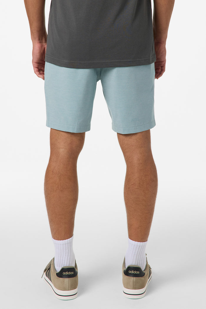 Reserve Light Check Elastic Waist 18" Hybrid Shorts - Stone Blue | O'Neill