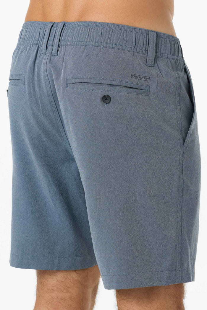 Reserve Light Check Elastic Waist 18" Hybrid Shorts - Navy | O'Neill