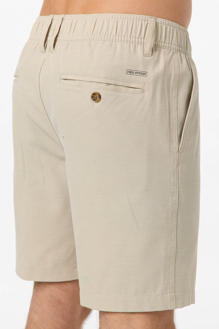 Reserve Light Check Elastic Waist 18" Hybrid Shorts -  | O'Neill