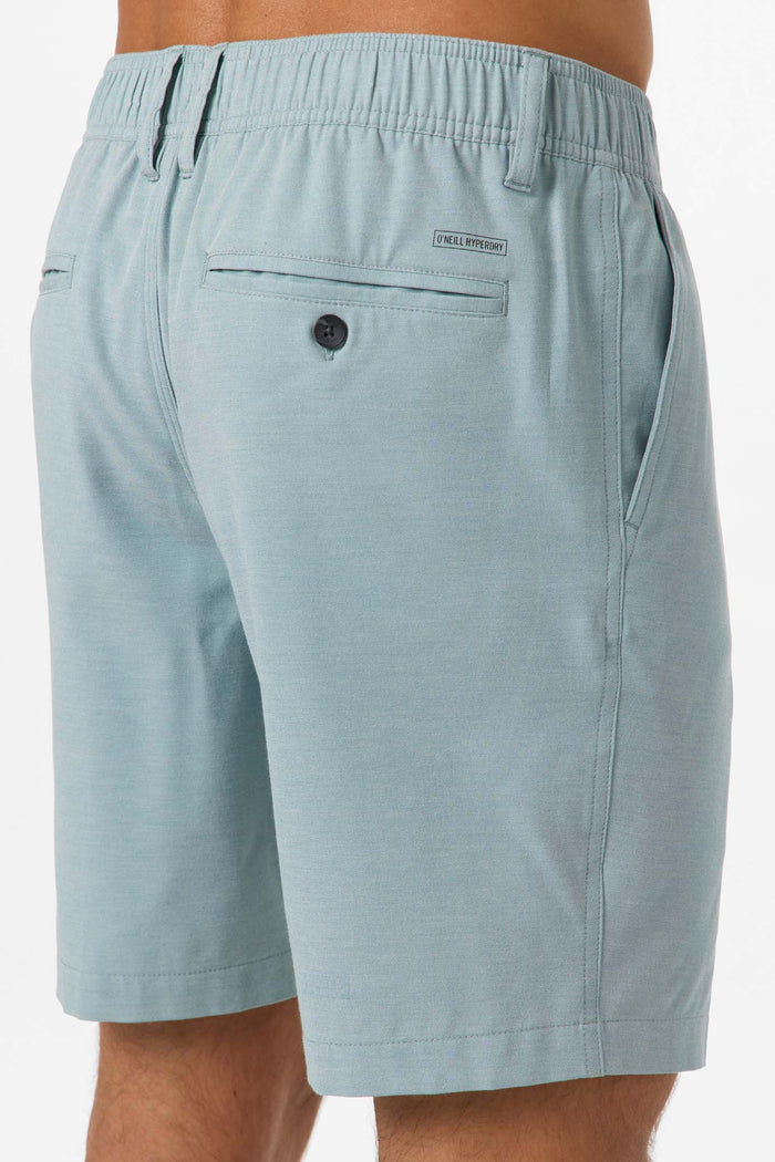 Reserve Light Check Elastic Waist 18" Hybrid Shorts -  | O'Neill