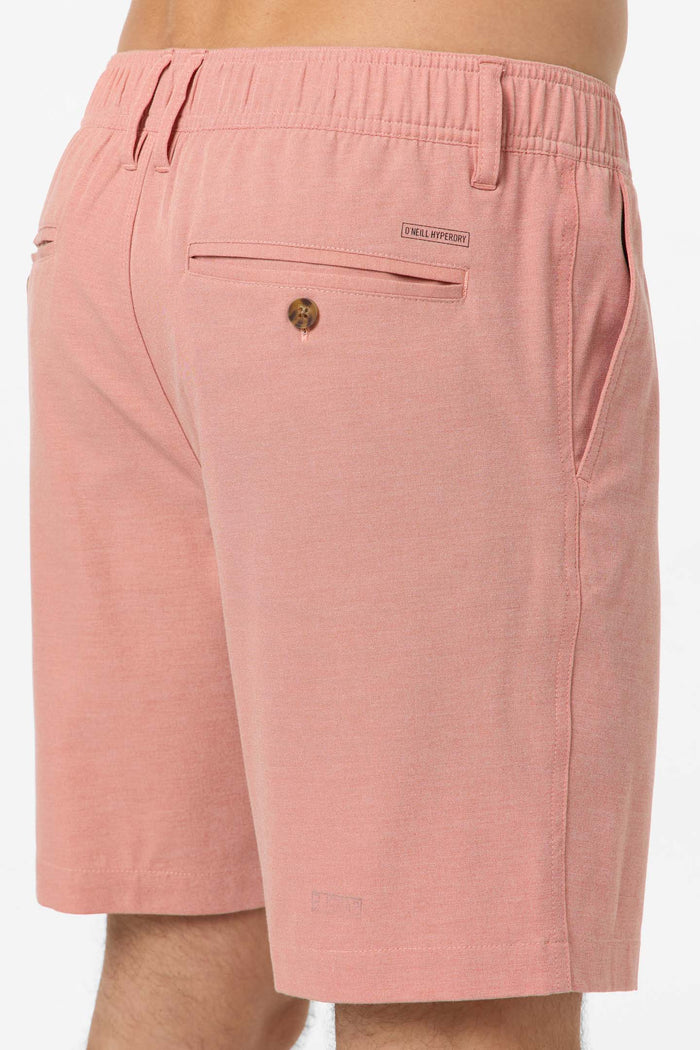 Reserve Light Check Elastic Waist 18" Hybrid Shorts -  | O'Neill