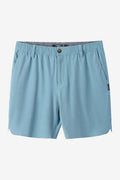 Reserve Light Check Scallop Elastic Waist 18" Hybrid Shorts - Indigo | O'Neill