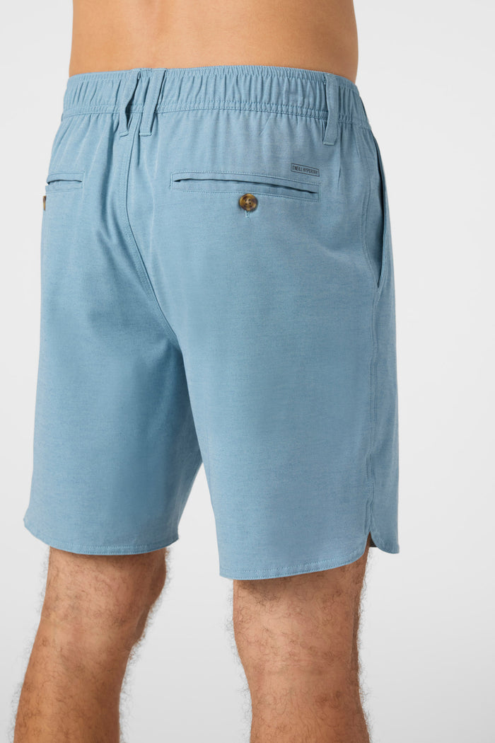 Reserve Light Check Scallop Elastic Waist 18" Hybrid Shorts -  | O'Neill