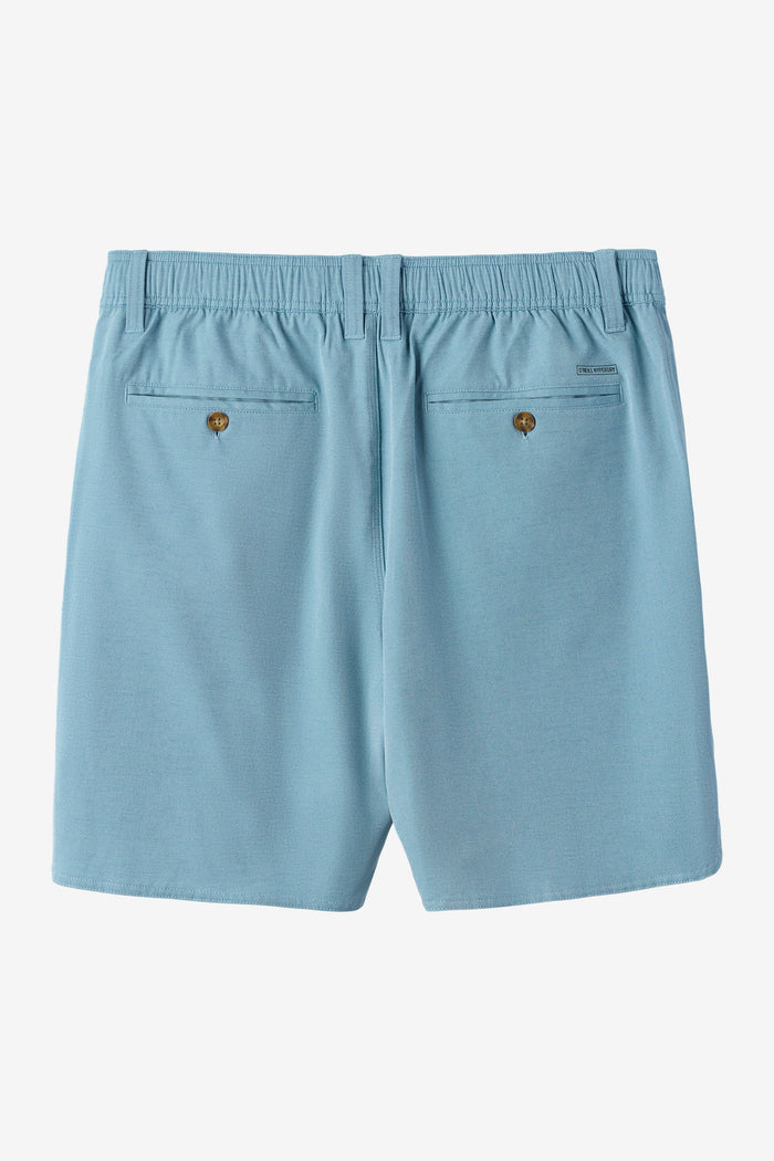 Reserve Light Check Scallop Elastic Waist 18" Hybrid Shorts -  | O'Neill