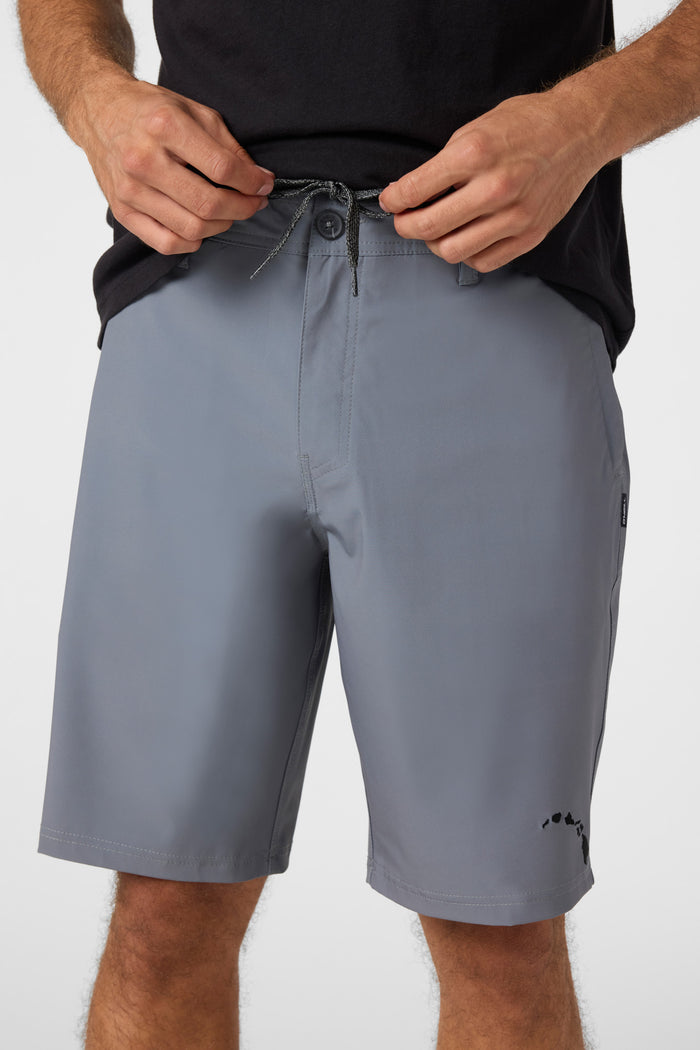 Reserve Solid Hawaii 20" Hybrid Shorts - Grey | O'Neill