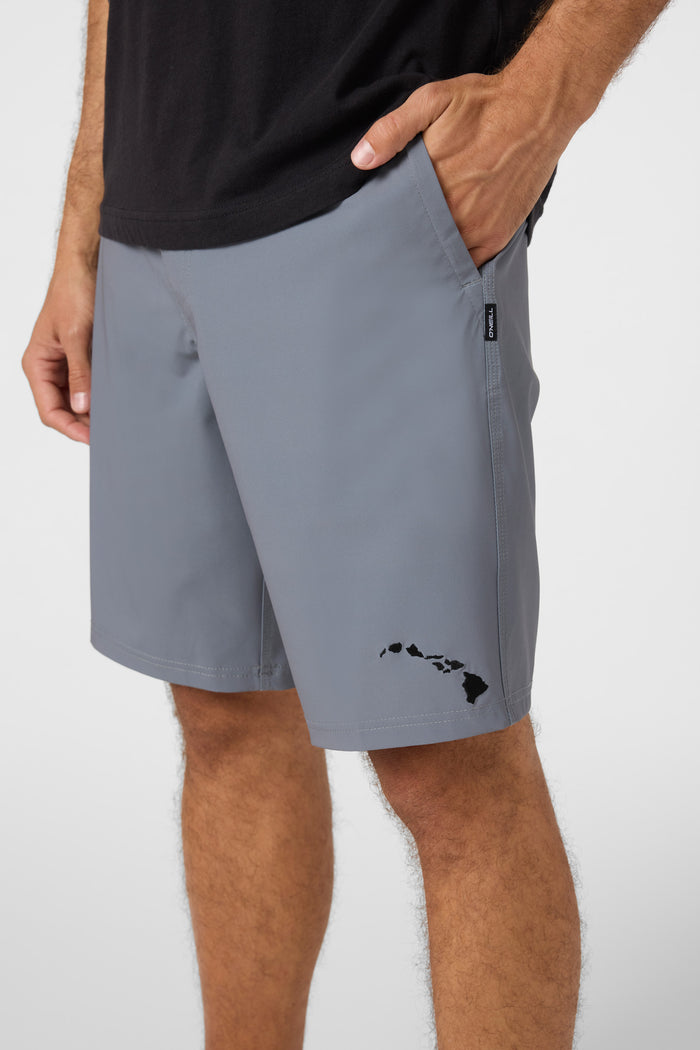 Reserve Solid Hawaii 20" Hybrid Shorts - Grey | O'Neill
