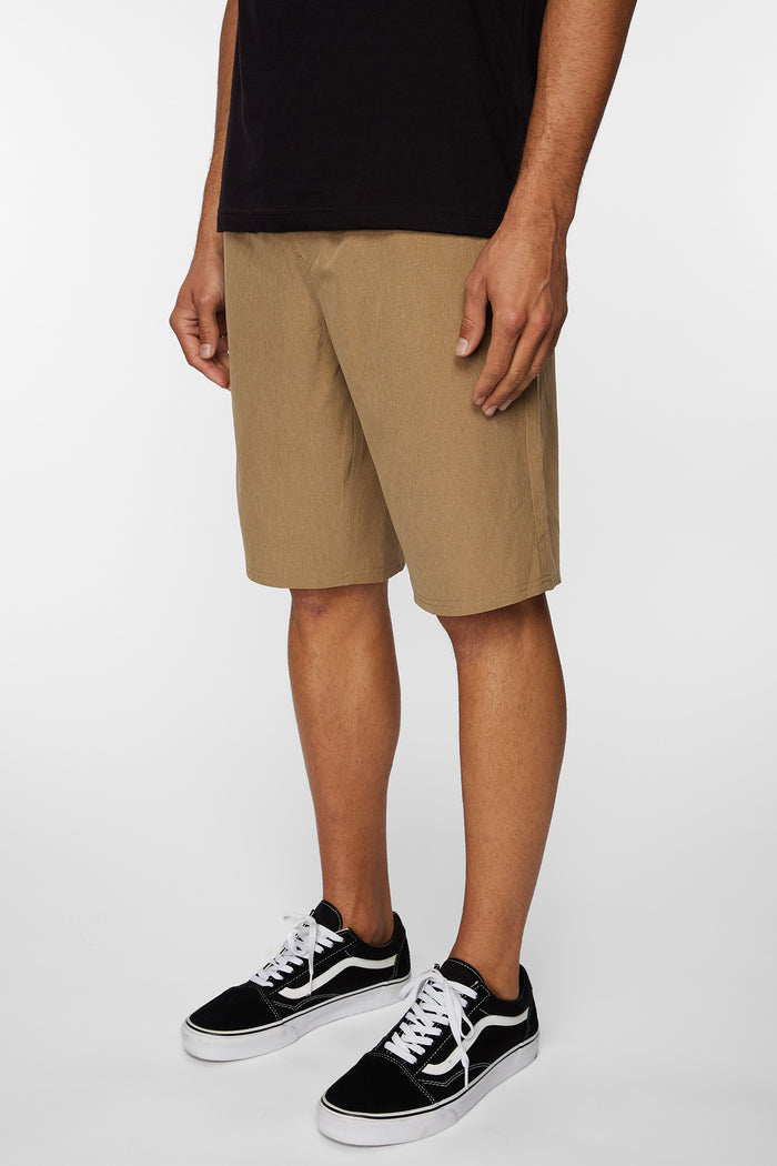 Reservoir Elastic Waist 21" Hybrid Shorts - Dark Khaki | O'Neill