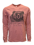 Resting Bear Face Long Sleeve Tee - Unisex