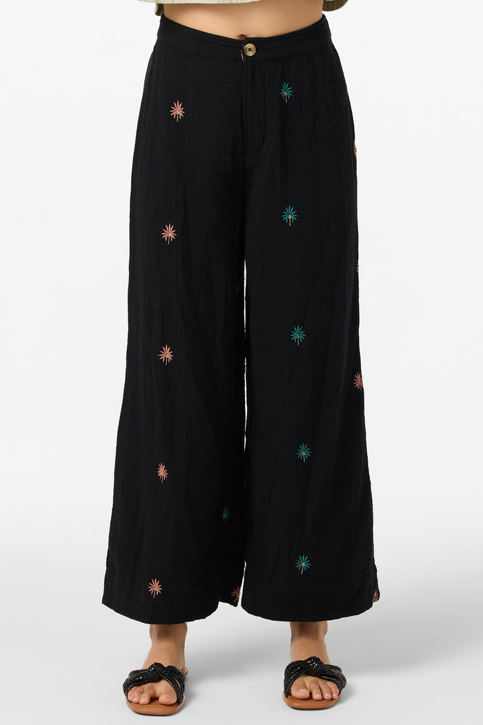 Rhodes Palm Beach Pants - Black | O'Neill