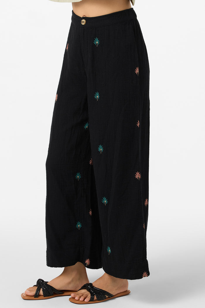 Rhodes Palm Beach Pants - Black | O'Neill