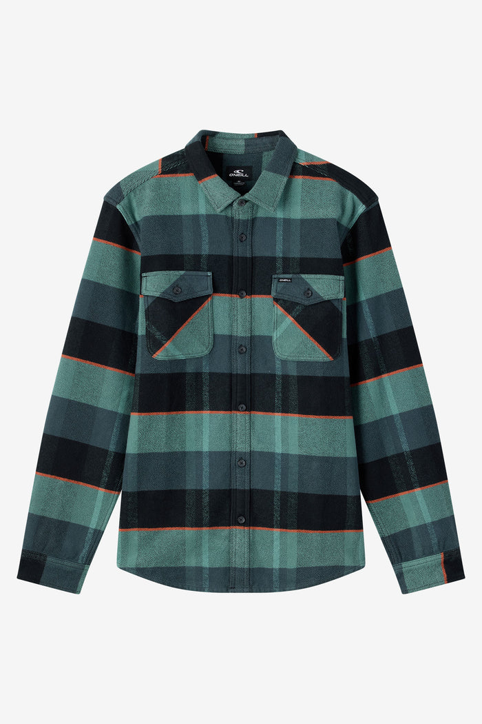 Richmond Flannel Standard Fit Long Sleeve Shirt - Black | O'Neill