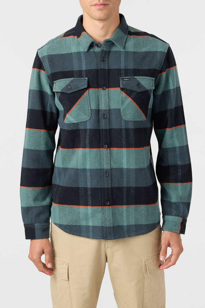 Richmond Flannel Standard Fit Long Sleeve Shirt - Black | O'Neill