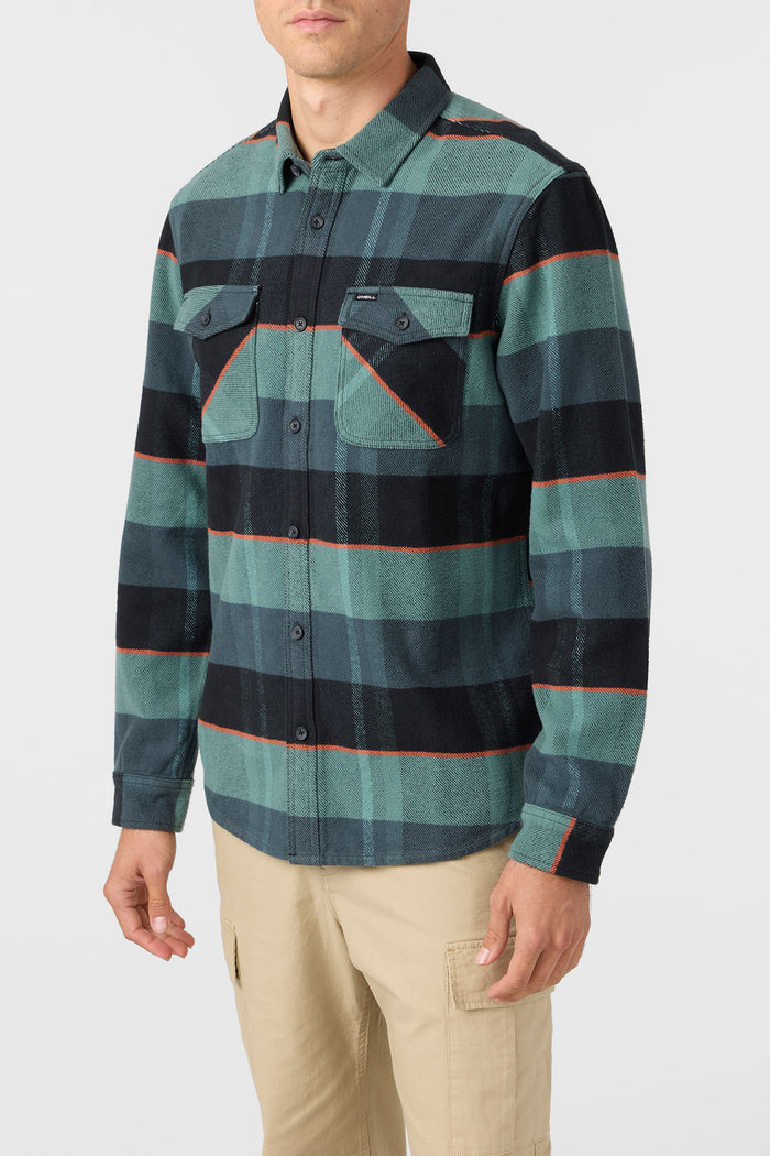 Richmond Flannel Standard Fit Long Sleeve Shirt - Black | O'Neill