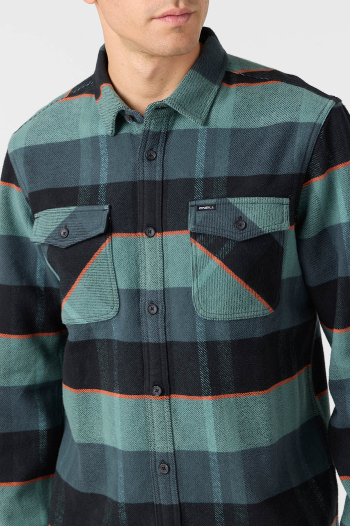 Richmond Flannel Standard Fit Long Sleeve Shirt - Black | O'Neill