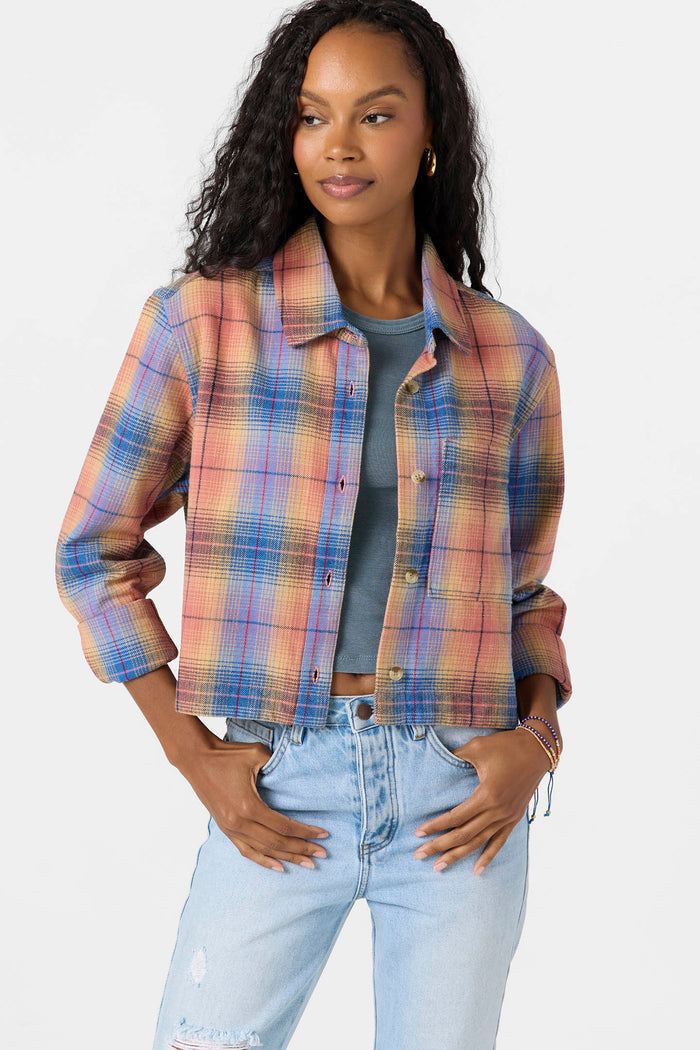 Roy Flannel Long Sleeve Top - Desert Sand | O'Neill